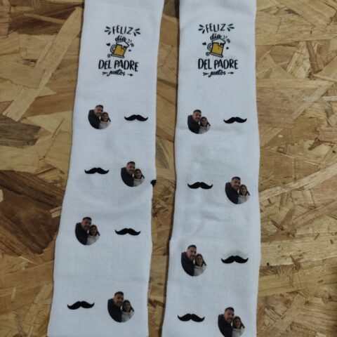 🧦 Calcetines personalizados Día del Padre con foto