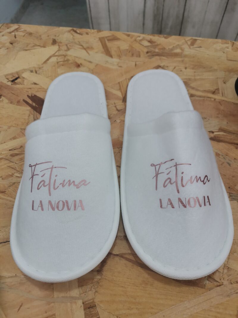 Zapatillas novia personalizadas
