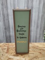 Botella de vino padrino